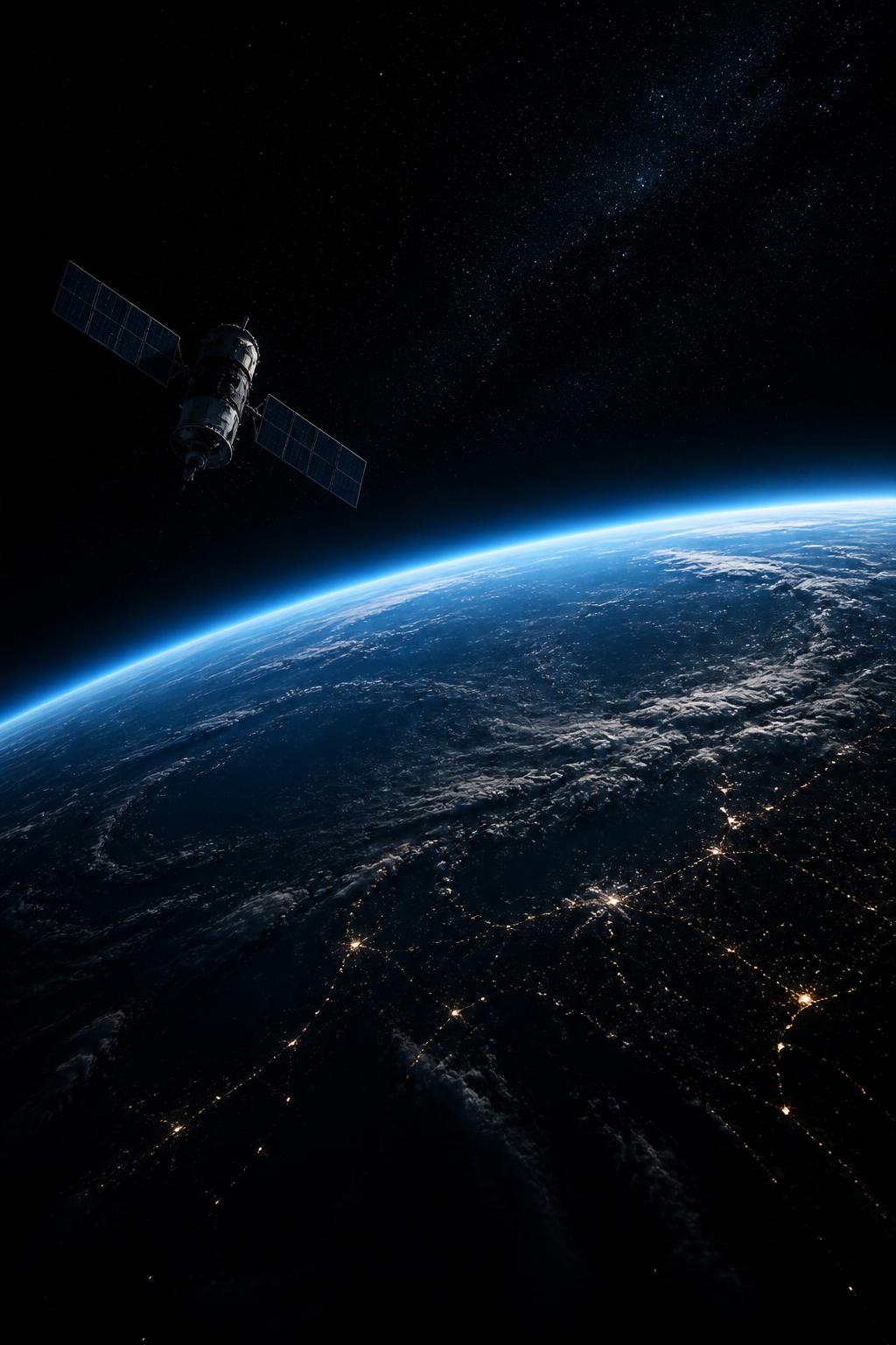 Satellite over Earth